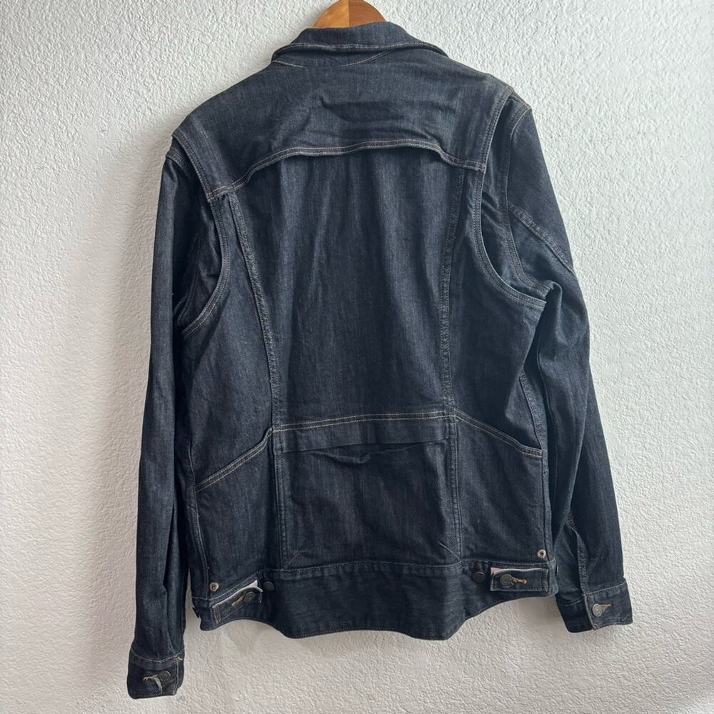 Levi's Dark Wash Denim Jean Jacket Men’s XL - Picture 10 of 11